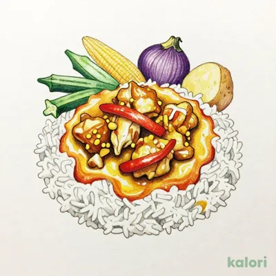 彩り野菜バターチキンカレー