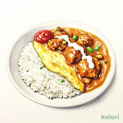 バターチキンオムレツカレー