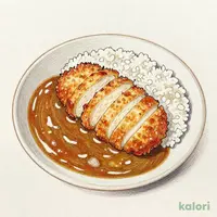 Double Chicken Breast Cutlet Curry with Original Sauce
