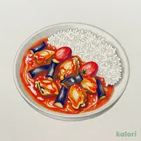 チキントマトカレー