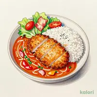 冷製ロースかつトマトカレー