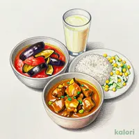 合い盛りカレーＢセット（トマト＆バターチキン）