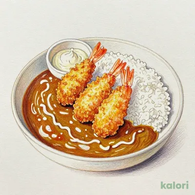 【マイカレーソース】タルタルエビフライカレー（２本）