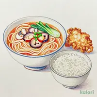 ちゃんめん唐揚げ(2個)＋ごはんセット