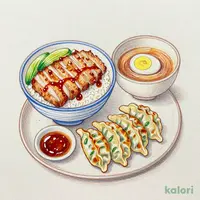 中華かつ丼餃子セット