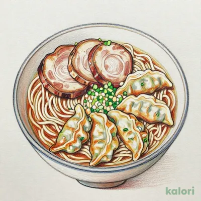 叉焼麺餃子セット