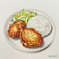 Fried Chicken (2 pcs) & Rice Set