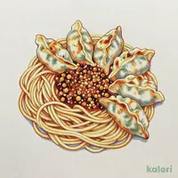 Thick Noodle Sara Udon & Gyoza Set