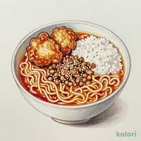 担々麺 唐揚げ2個+ごはんセット