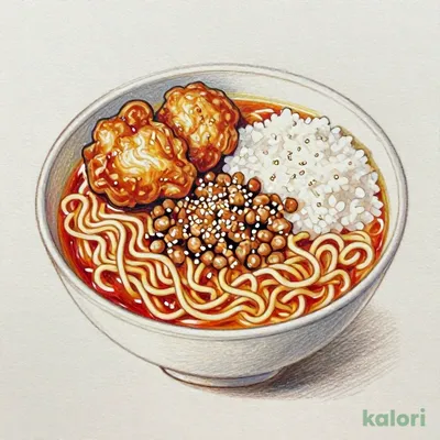 担々麺 唐揚げ2個+ごはんセット