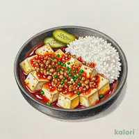 鉄板麻婆豆腐定食