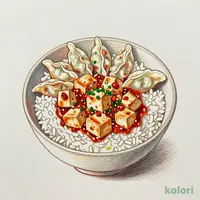 Mapo Tofu Rice Bowl & Gyoza Set