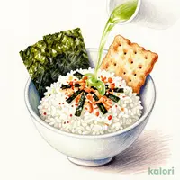 Cup Salmon Ochazuke (Rice with Green Tea and Salmon)