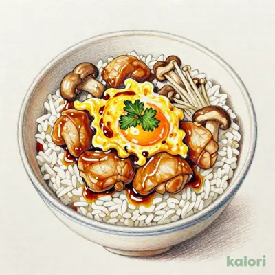きのこ親子丼 (大盛)