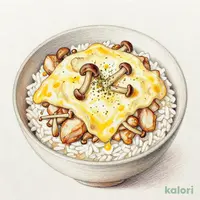 とろ～りチーズきのこ親子丼 (小盛)