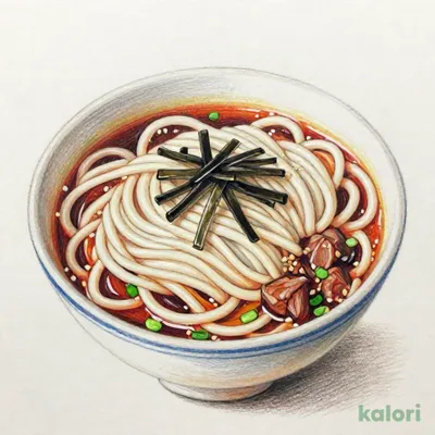 旨辛牛肉つけうどん (大盛)