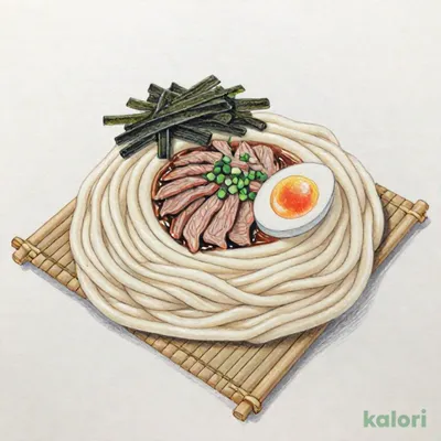 月見温たま牛肉つけうどん (特盛)