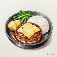 とろ～りチーズ
和風デミハンバーグ定食 (大盛)