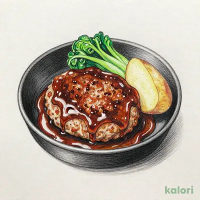 和風デミハンバーグ