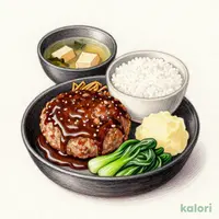 和風デミハンバーグ定食 (並盛)