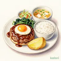 温たま
和風デミハンバーグ定食 (小盛)