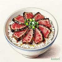 藁焼き鰹たたき丼 (並盛)