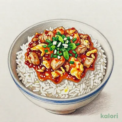 痺辛麻辣親子丼 (小盛)