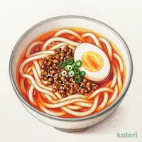 温たま担々うどん (並盛)