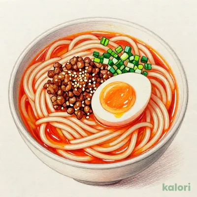温たま担々うどん (大盛)