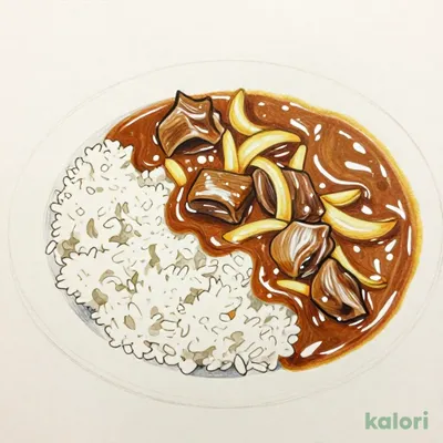 和風牛あいがけカレー