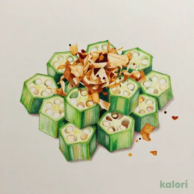 かつお節オクラ