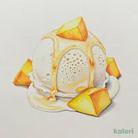 ミルク葛アイス（ごろっとマンゴー）シングル