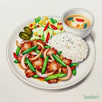 Double Pork Ginger Stir-fry Set Meal (Small)