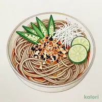 Bonito Flake, Okra, and Sudachi Radish Soba (Large)