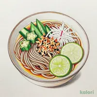かつお節オクラすだちおろしそば (小盛)