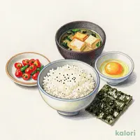 こだわり卵朝食 (小盛)