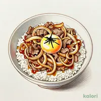 とろたま牛すき丼 (特盛)