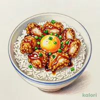 とろたま鶏から丼 (大盛)