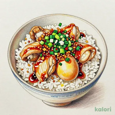Negi-Ra Oyakodon (Chicken and Egg Bowl with Chili Oil), Regular