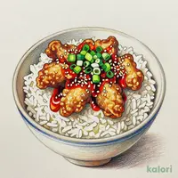 ねぎラー鶏から丼 (並盛)