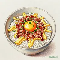 まぐろユッケ丼 (並盛)