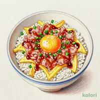 まぐろユッケ丼 (特盛)