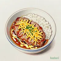 Cheese Katsu (Breaded Pork Cutlet) Rice Bowl, Small
