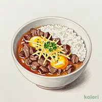 チーズ牛とじ丼 (小盛)