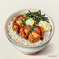 Mayo Fried Chicken Rice Bowl (Regular)