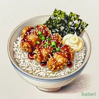 Mayo Fried Chicken Rice Bowl, Large