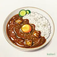 和風こだわり卵カレー (2倍盛)