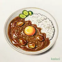 和風こだわり卵カレー (並盛)