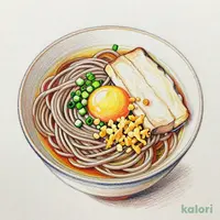 月見そば (小盛)
