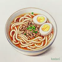 Chilled Tantan Udon with Poached Egg (Regular)